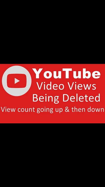 YouTube are video view thieves!