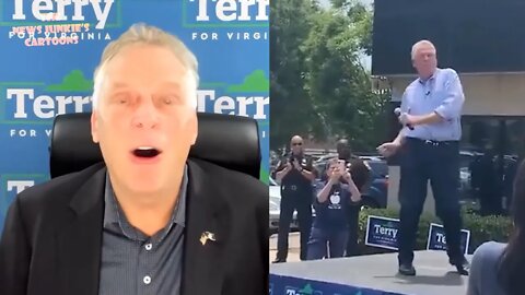 Democrat McAuliffe scolding Democrats for "Americans are losing" under total Democrat control.