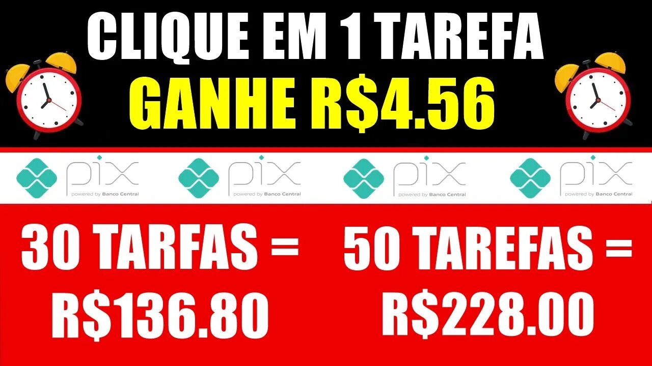 [NOVO] Ganhe R$4.56 a Cada 20 Segundos Via Pix Com Apenas 1 Clique Por Vez (Ganhar Dinheiro Online)