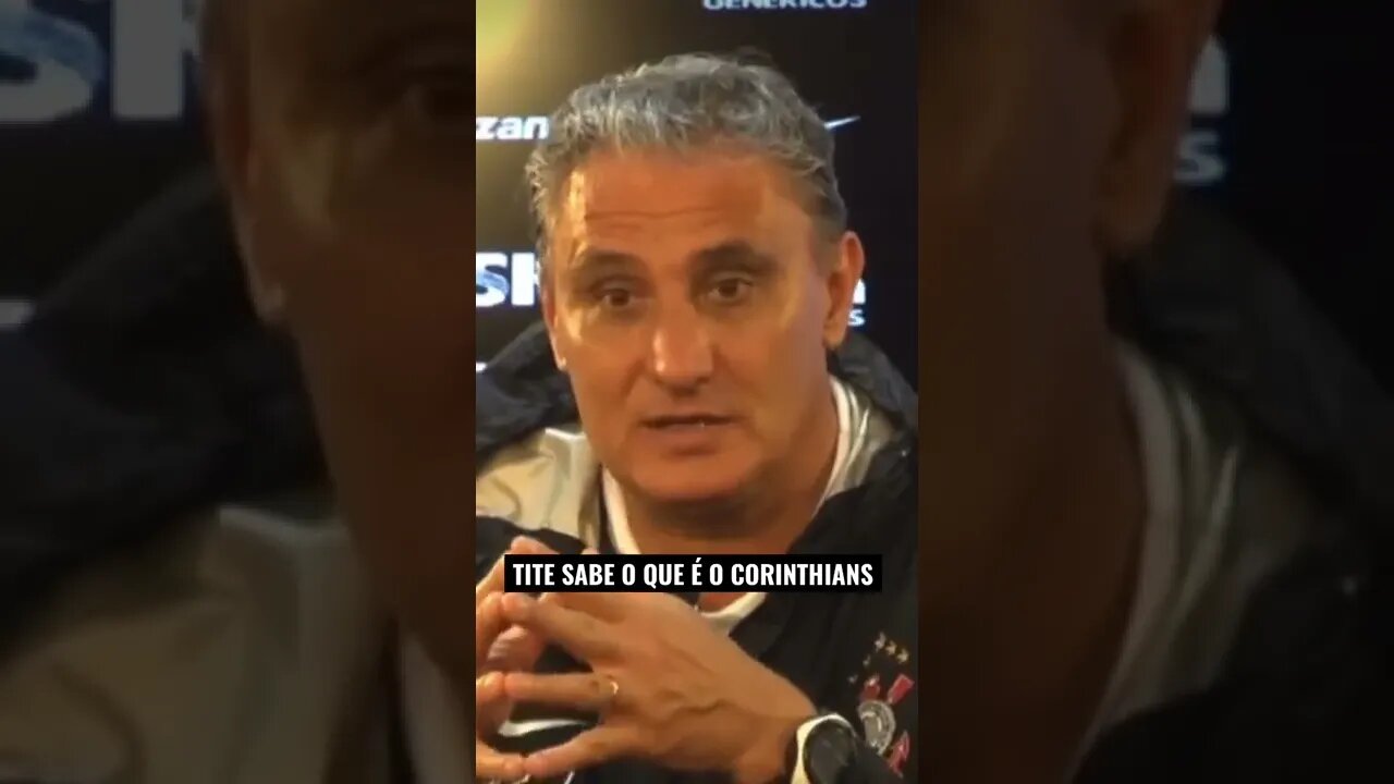 ⚡️TITE AMA O CORINTHIANS #shorts #corinthians #timão #corinthiansxpalmeiras