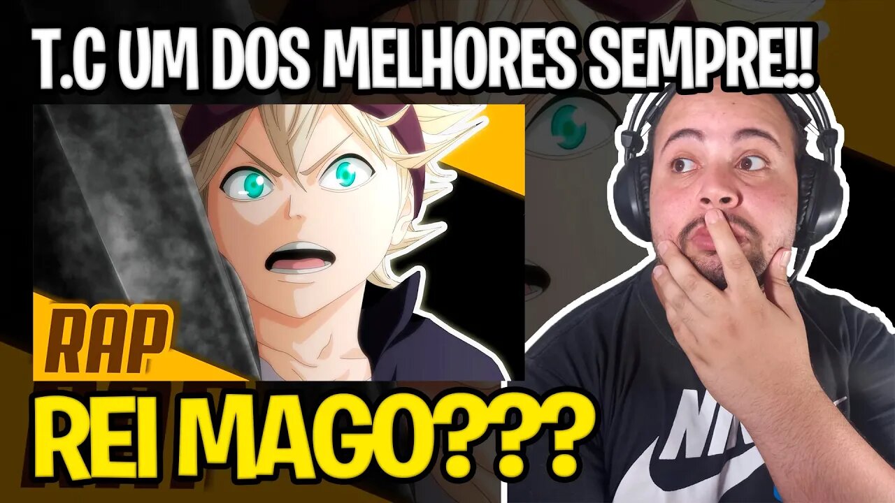 REACT RAP ASTA |Black Clover| #Origens 1\ Vou Ser o Rei Mago - TCPunters