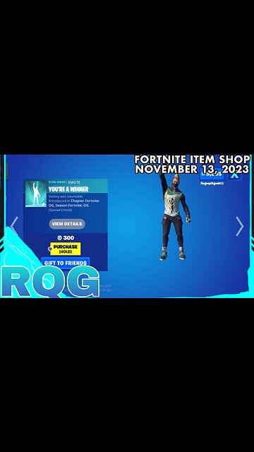 3 “NEW” EMOTES! FORTNITE ITEM SHOP (November 13, 2023)