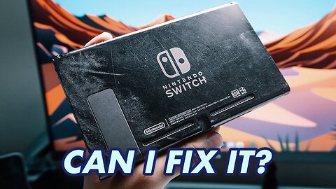 $50 Water Damaged Nintendo Switch. Can I Fix it¿