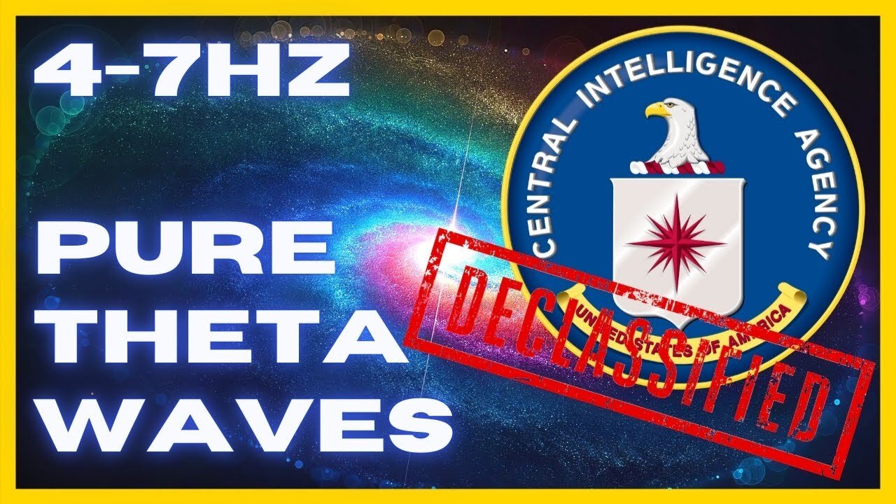 4-7 Hz PURE Theta Waves | CIA Hemi-Sync | WONDERFUL Brain Stimulation! | Binaural Beats