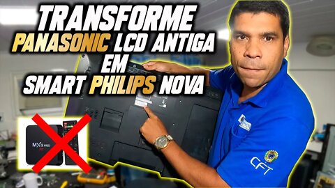 Adaptação de LCD Panasonic em Philips Smart