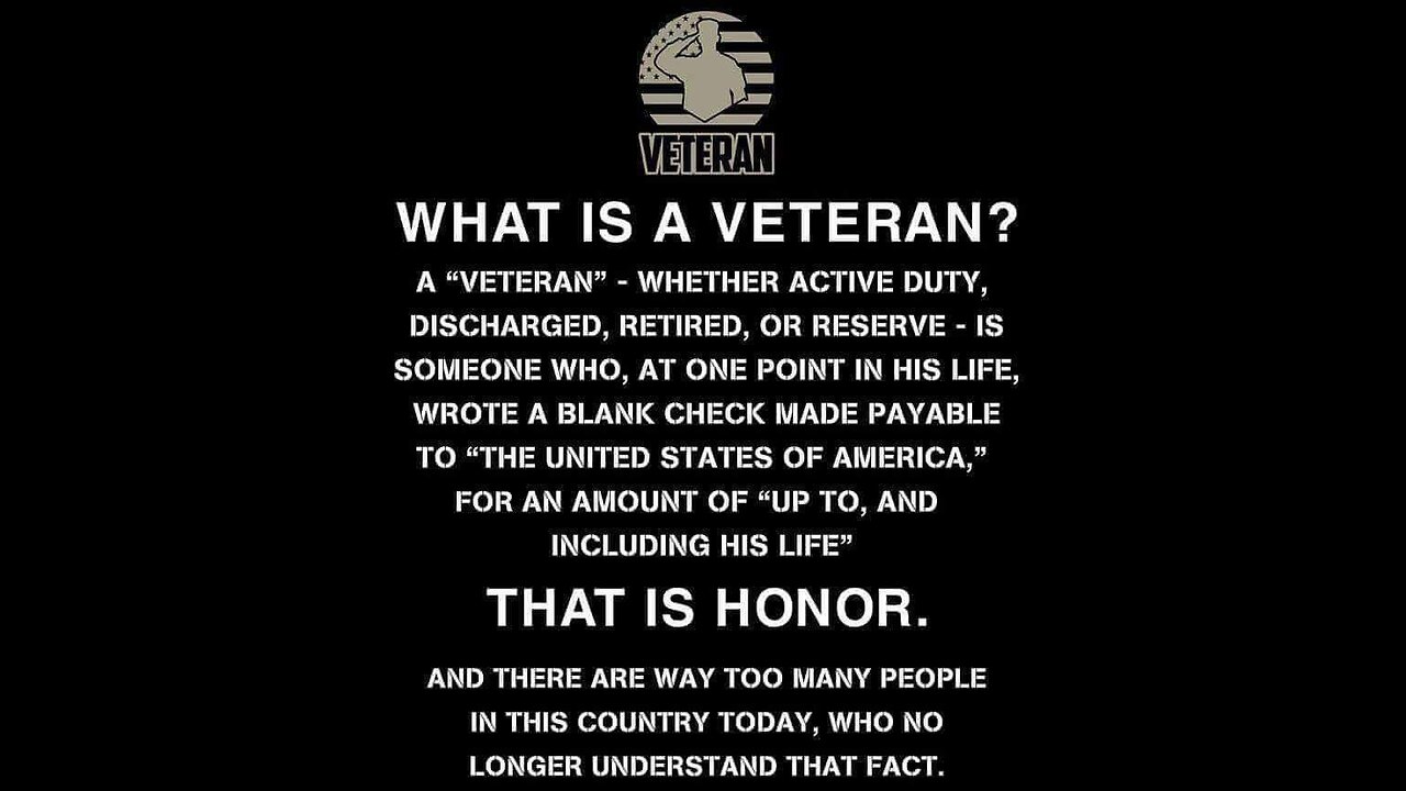 What Is A Veteran ?