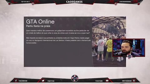 Jogatina GTA ONLINE #caosgames #asusbrasilrog #texasenergy #saratem