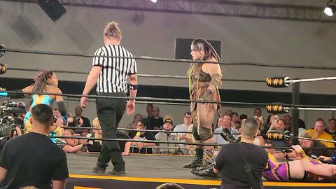Weird Non Binary PROFESSIONAL WRESTLER is the MENS NWA T.V. CHAMPION IT'S A WOMAN #NWAPowerrr