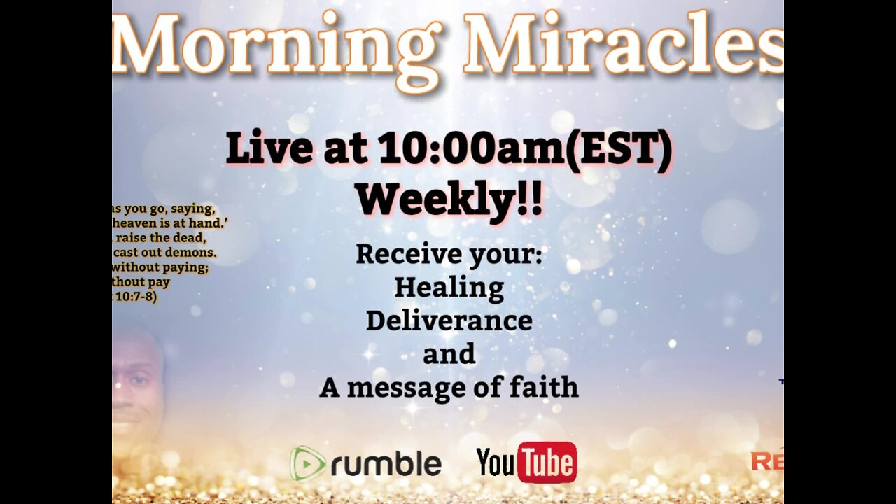 "Morning Miracles" with Joe Dingle