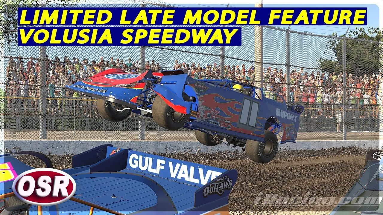 iRacing Limited Late Model Official Race - Volusia Speedway - iRacing Dirt #dirtracing #iracingdirt