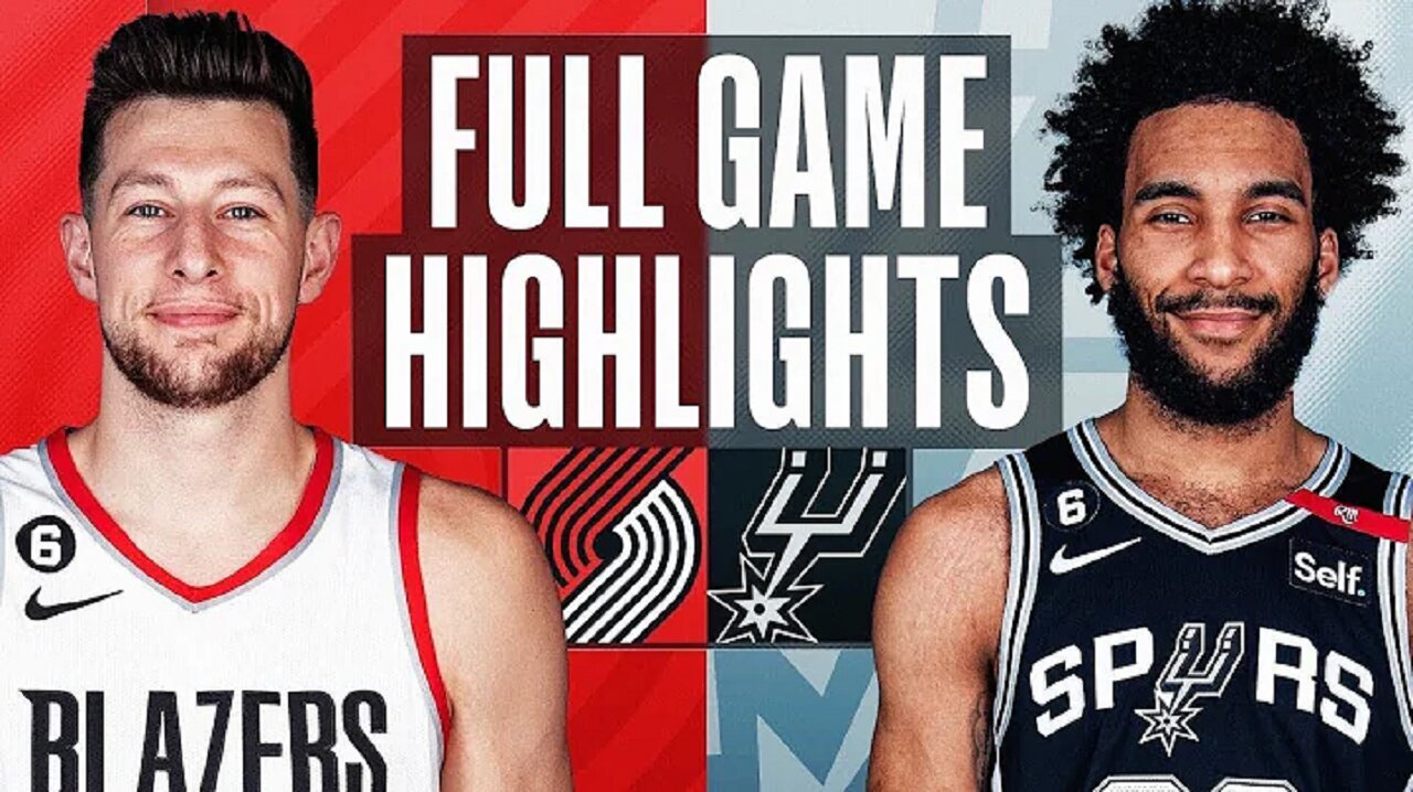 Portland Trail Blazers vs. San Antonio Spurs Full Game Highlights | Apr 6 | 2022-2023 NBA Season