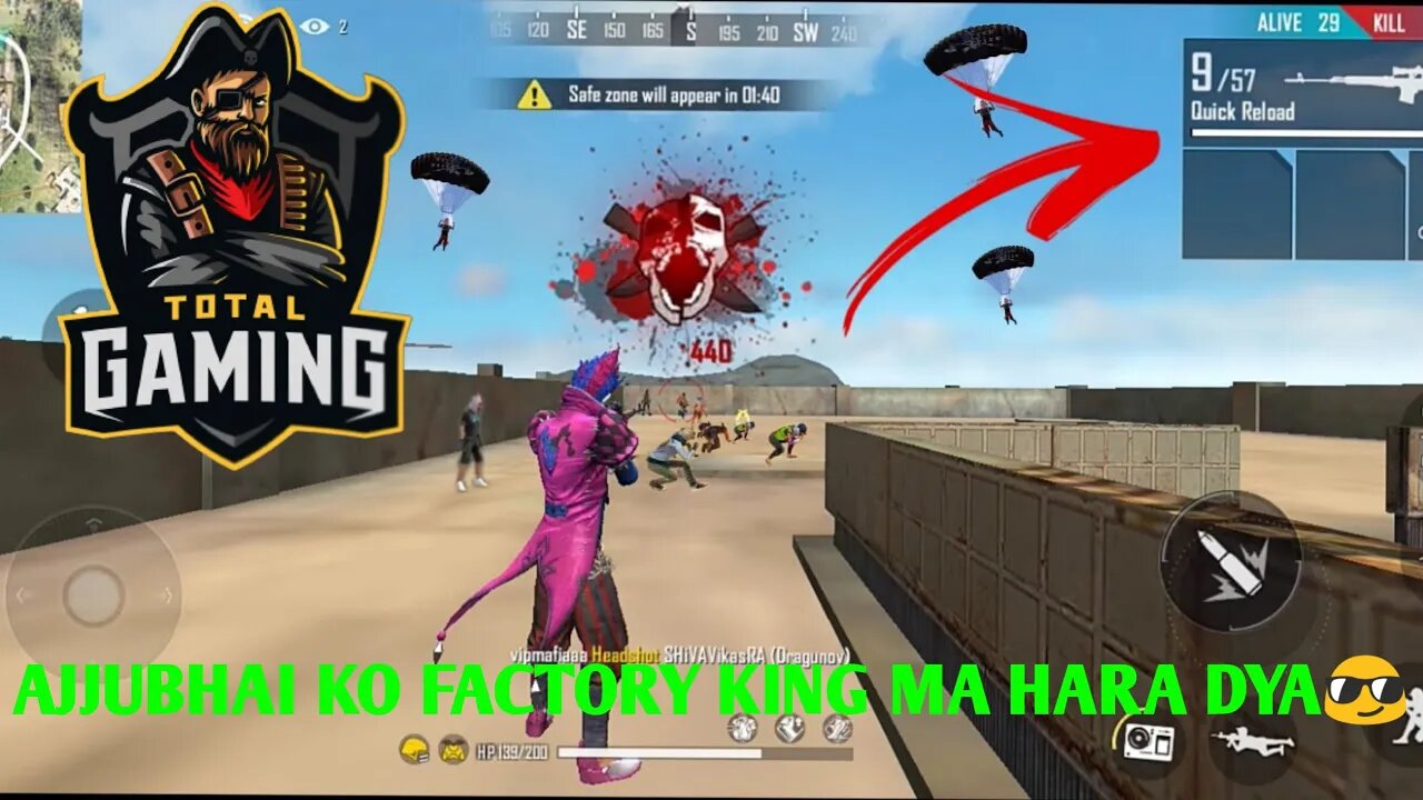 AJJUBHAI KO FACTORY KING MA HARA DYA @TOTALGAMING