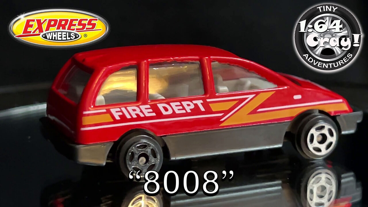 “8008” Fire Dept. in Red- Model by Express Wheels
