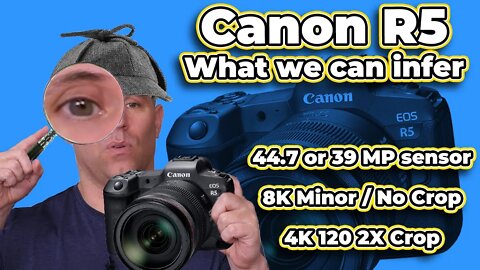 Canon R5 - What we can infer, 44.7 or 39 MP sensor, 8K Little to No Crop, 4K 120 2X Crop