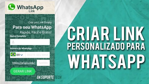 Como criar um LINK DIRETO para seu número do WhatsApp