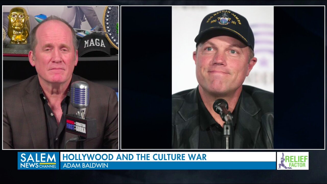 Hollywood and the Culture War. Adam Baldwin with Jim Hanson on AMERICA First