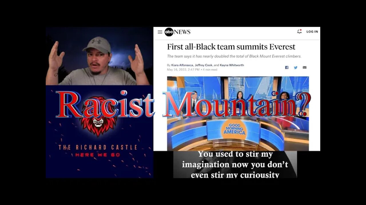 black people versus bad mountain - The Richard Castle