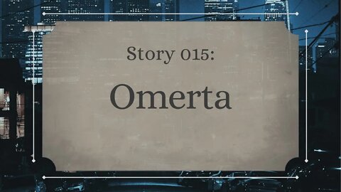 Omerta - The Penned Sleuth Short Story Podcast - 015