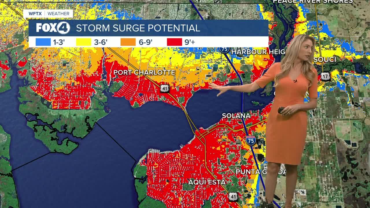 Trent and Lauren update on storm surge impacts of Ian