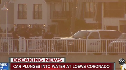 Car plunges into Coronado Bay