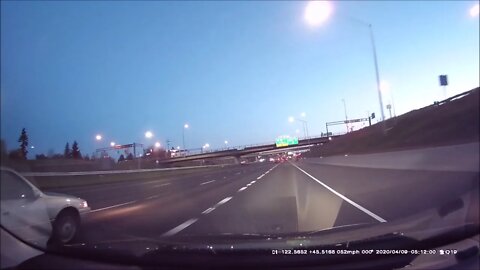 Ride Along with Q #04 SE Powell Blvd, I-205 NB, EB on NE Glisan - 04/09/20 - Video by Q Madp