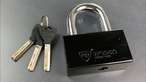 [879] HUGE Israeli “Rav Bariach” Padlock Picked