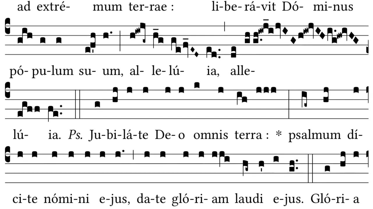 Vocem Jucunditatis - with a voice of joy - introit 5th Sunday after Easter