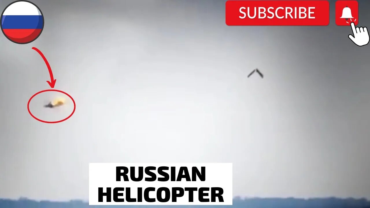 A Russian helicopter, was apparently damaged by Ukrainian fire in Oblast this morning!