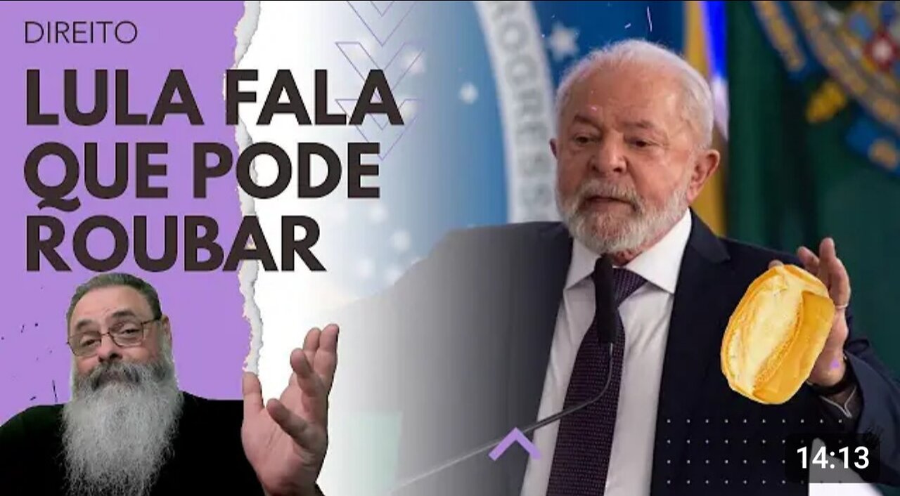 LULA lança PACOTE de SEGURANÇA PÚBLICA avisando que NÃO PODE PRENDER POBRE que ROUBA PÃO ou REMÉDIO