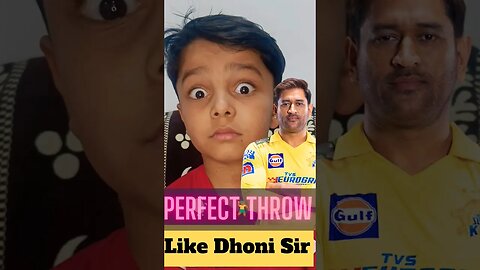 Perfect throw like MS Dhoni's Throw: A Display of Ultimate Respect #respect #msdhoni #dhoni