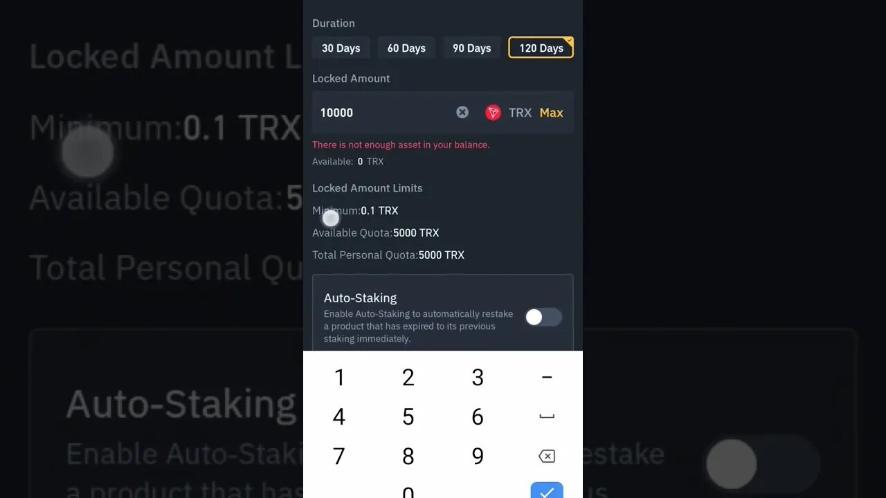 TRON BINANCE STAKING REWARDS #trxearn #trx #tron #tronmining #trontoken #trxcoin #binance #staking