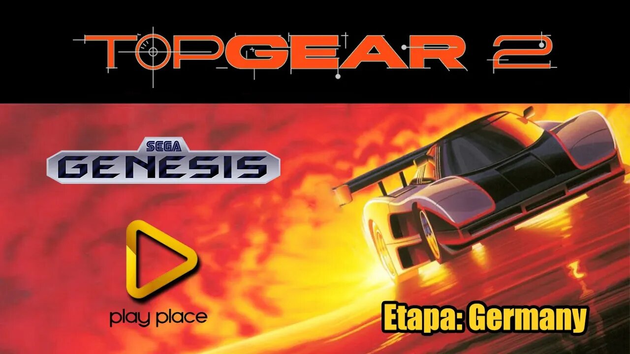 Top Gear 2 - Sega Genesis / Germany