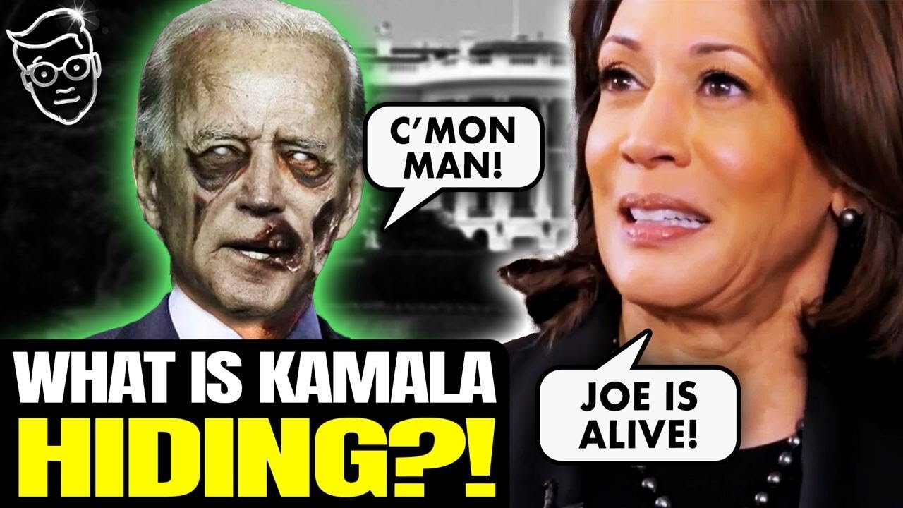 REPORTER ASKS KAMALA "IS BIDEN HEALTHY?" KAMALA SAYS: “JOE BIDEN IS ALIVE!" THEN CACKLES | WHAT!? 😬