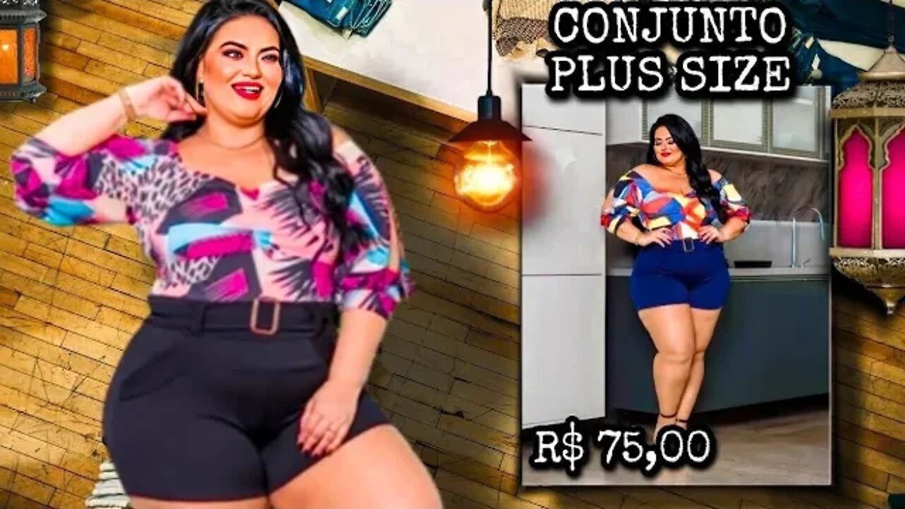 🛑 CONJUNTO PLUS SIZE 2022