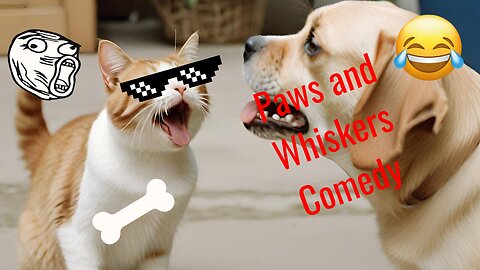 Paws and Whiskers Comedy Hour: Hilarious Cats and Dogs Unleashed!