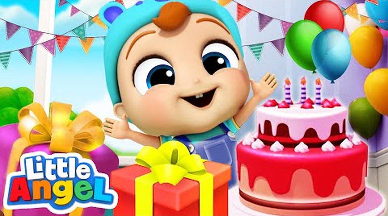 Birthday Song | Little Angels Nursery Rhymes & Kids Songs