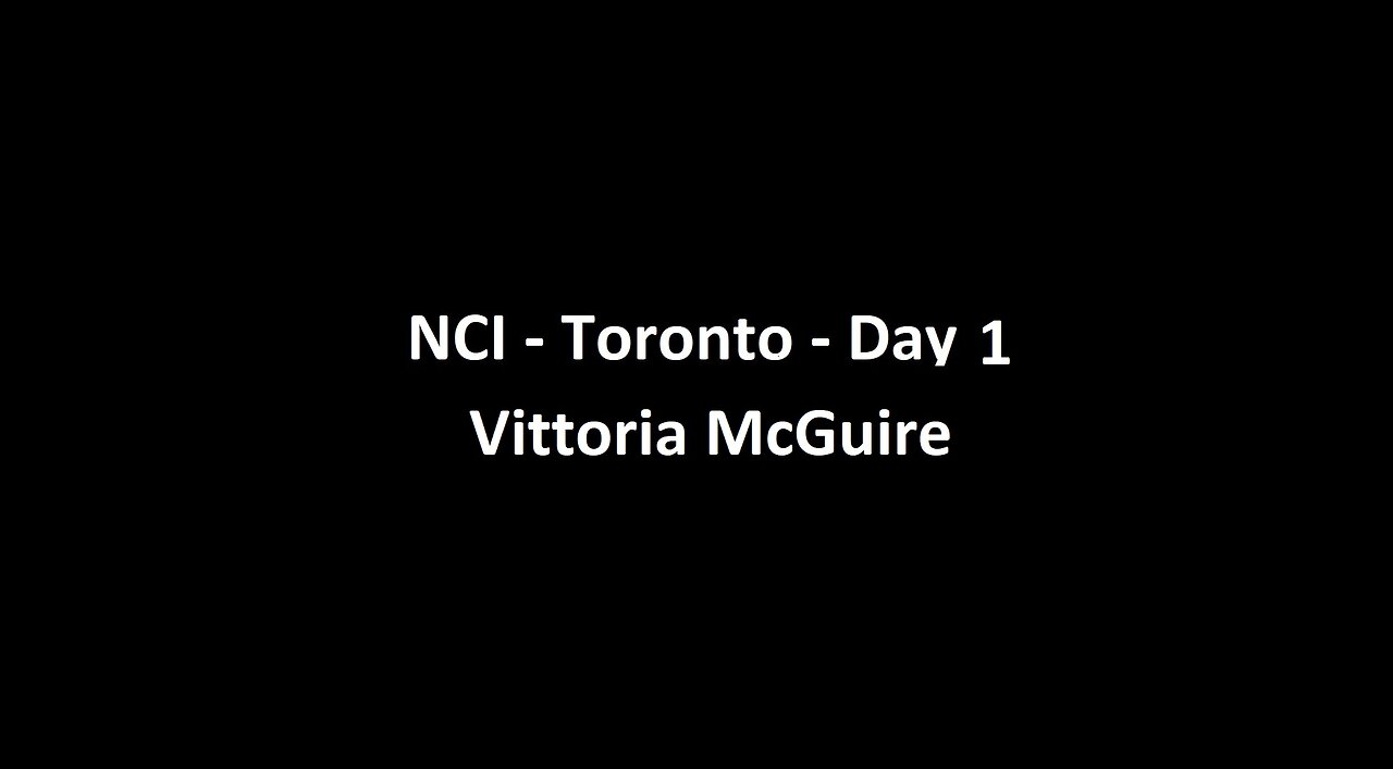 National Citizens Inquiry - Toronto - Day 1 - Vittoria McGuire Testimony