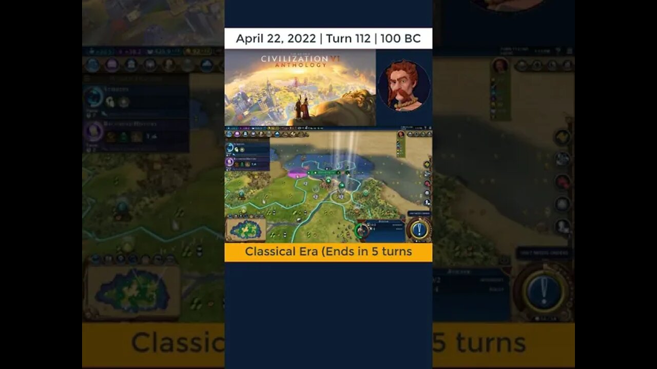 #oneturnadaychallenge #civ6 – Turn 112 - CHOP IT DOWN! #shorts