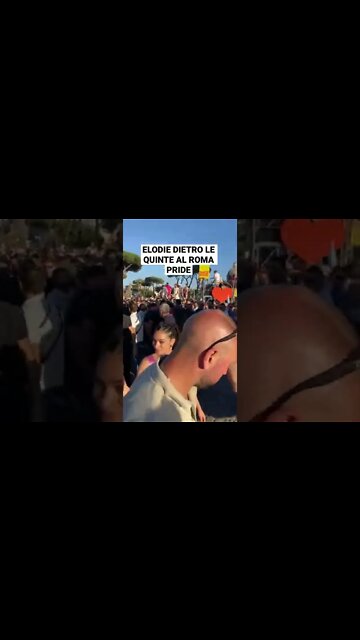 ELODIE DIETRO LE QUINTE AL ROMA PRIDE