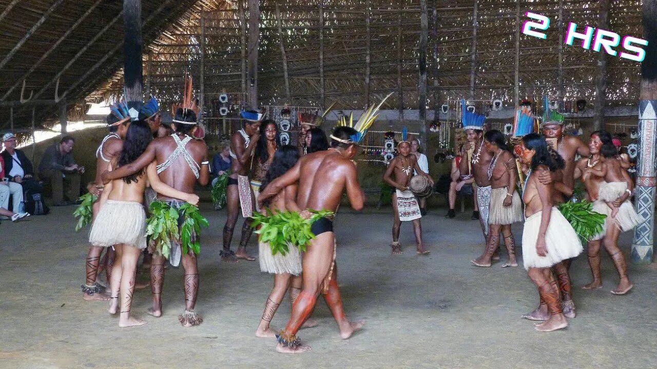 AMAZING Tribal Music from Amazon Indians #tribal #amazon #indians