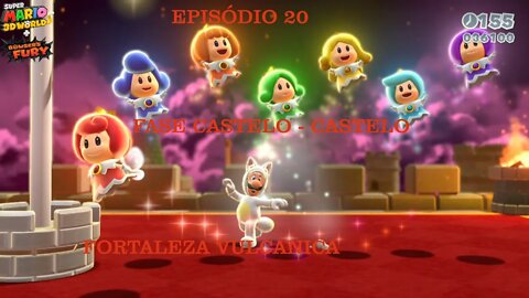 MARIO 3D WORLD EP 20 FASE CASTELO CASTELO