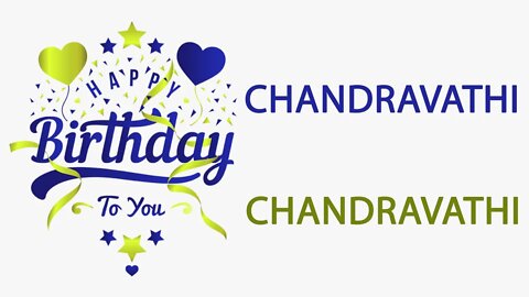 Happy Birthday to Chandravathi - Hindi Birthday Wish From Birthday Bash