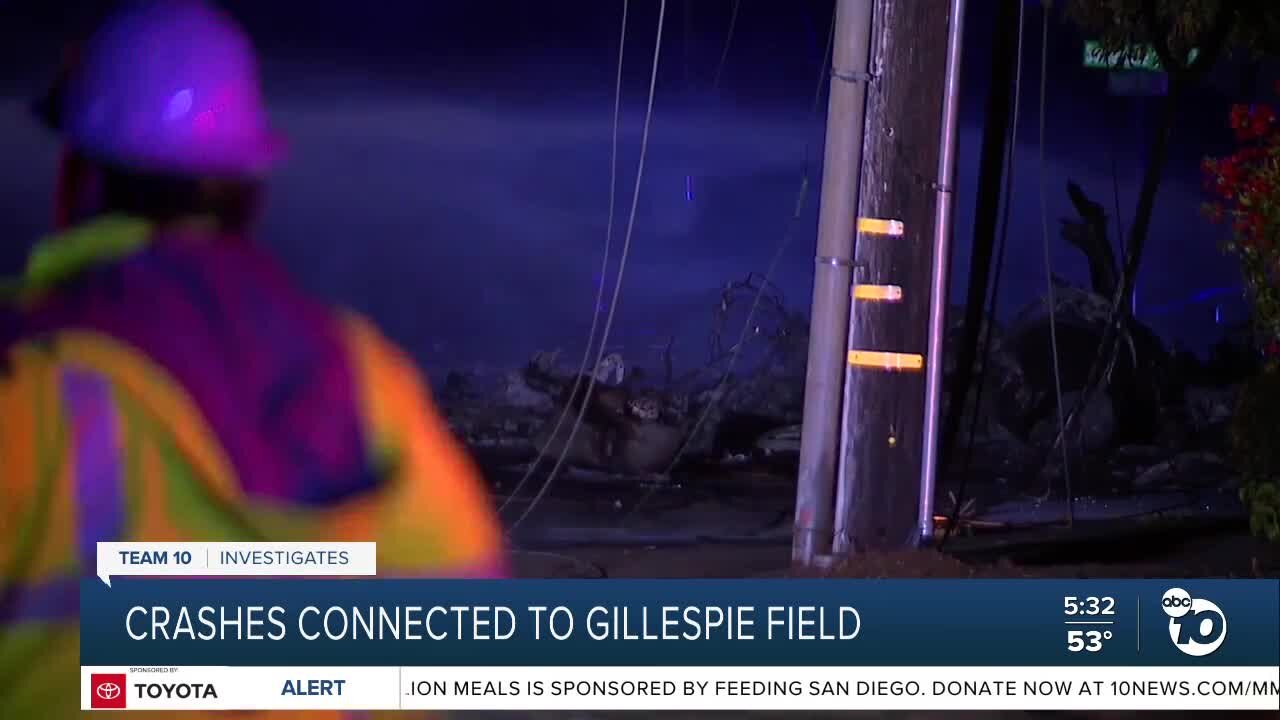 History of crashes tied to Gillespie Field