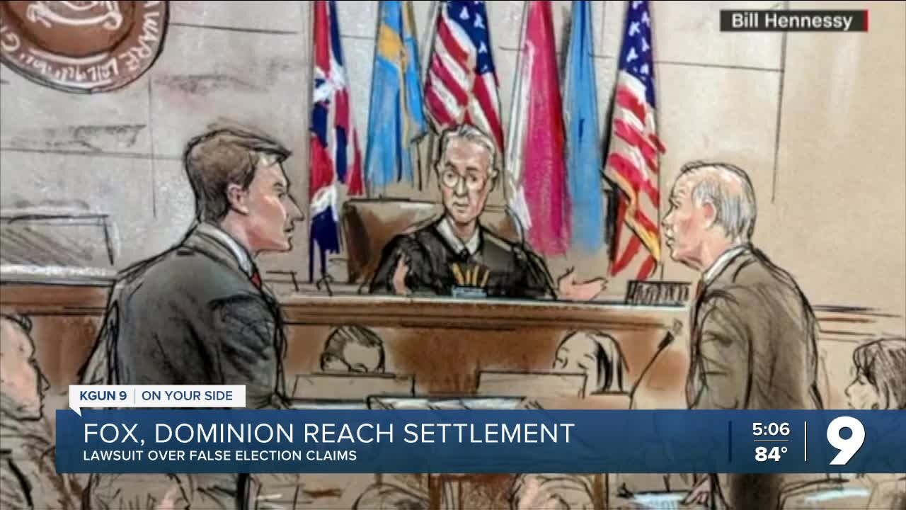 Fox, Dominion reach settlement over false election claims