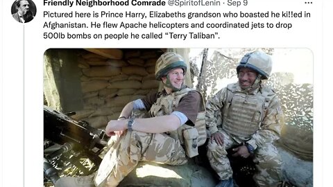 🟨 伊麗莎白二世統治下英國罪行的不完整清單 🟨