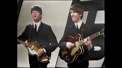 The Beatles - All My Loving (thank you lucky stars) [COLORIZED]