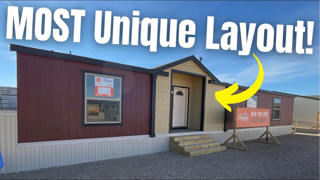 This Mobile Home Has The Most Unique Floor Plan I’ve Ever Seen!