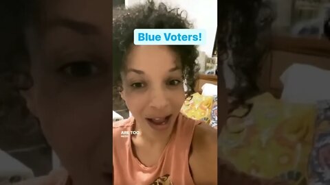 Blue voters🥴! #shorts