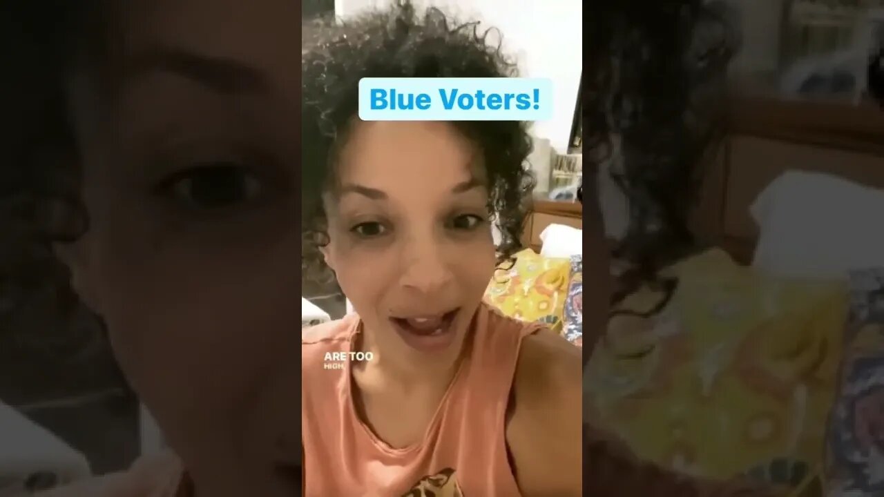 Blue voters🥴! #shorts