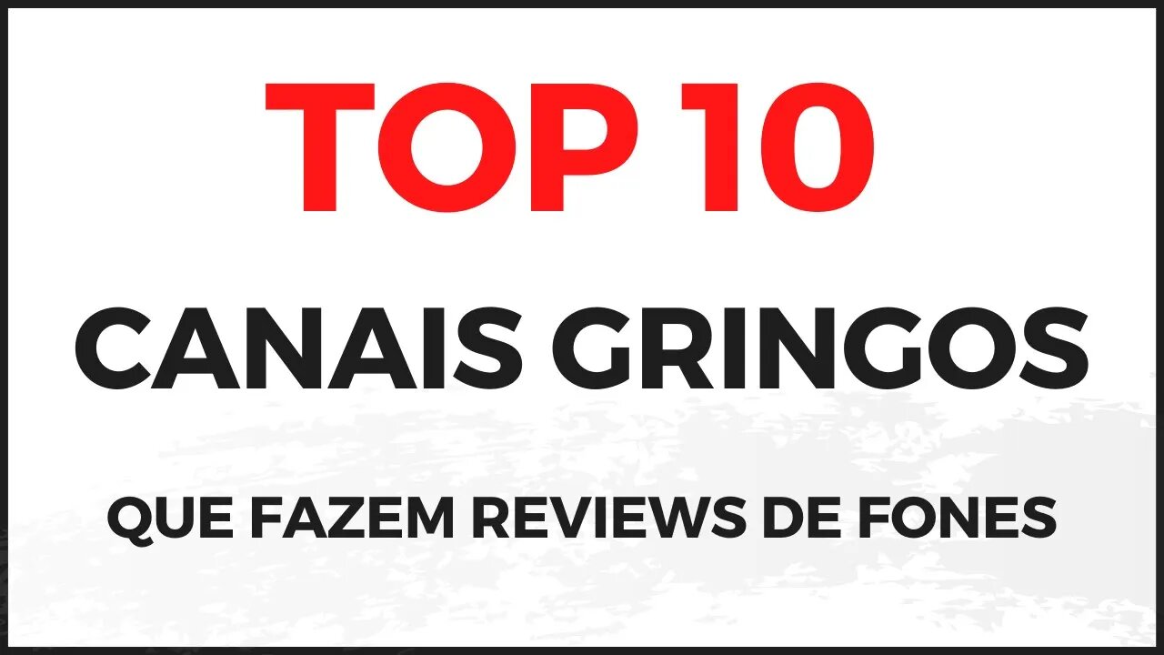 TOP 10 Canais de review de fone - Mind the Headphone, @CutBox BR , @Vivir Digital e +